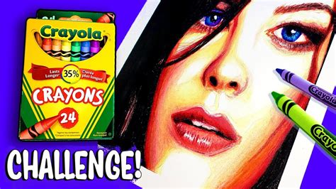 CRAYOLA CRAYONS ART CHALLENGE !! 🖍 Liv Tyler Portrait - YouTube