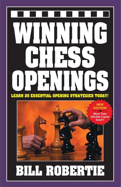 Winning Chess Openings | Book by Bill Robertie | Official Publisher Page | Simon & Schuster