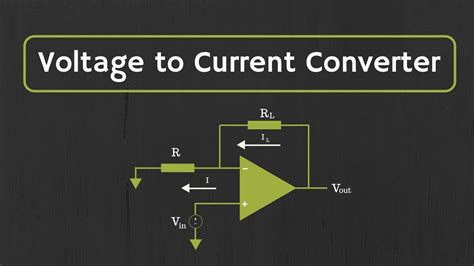 Op-Amp: Voltage to Current Converter - YouTube