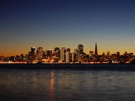 San Francisco skyline at night by Partywave on DeviantArt