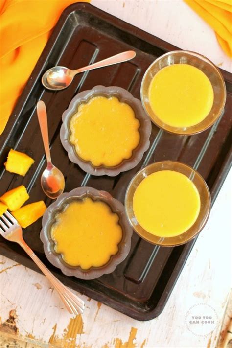 Mango Agar Agar Pudding | Mango Jelly using Agar Agar | Eggless Mango ...