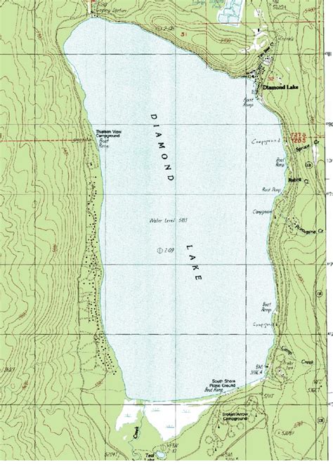 Diamond Lake Campground Oregon Map - Guenna Holly-Anne