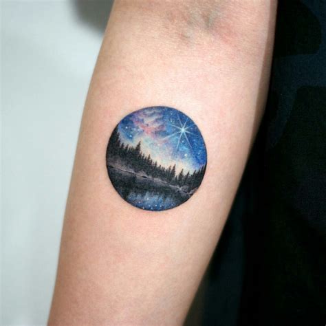 Colorful Night Sky Tattoos