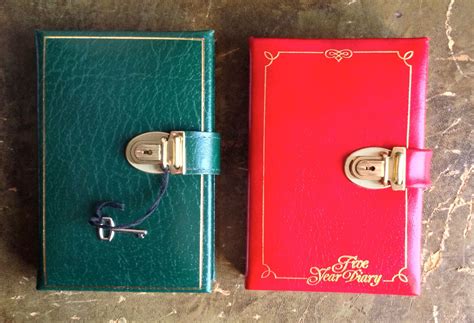 Harrods Green Five Year Diary with Lock and Key | Pretty journal notebooks, Writing accessories ...