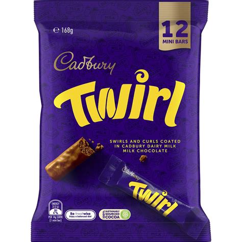 Calories in Cadbury Twirl Chocolate Bar Calorie Counter Australia