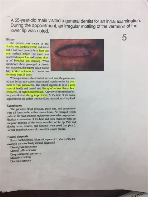 Oral Pathology Case Study