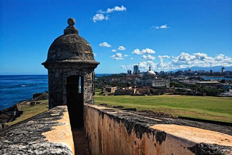 View Of San Juan From The San Cristobal Fort Puerto Rico by George Oze