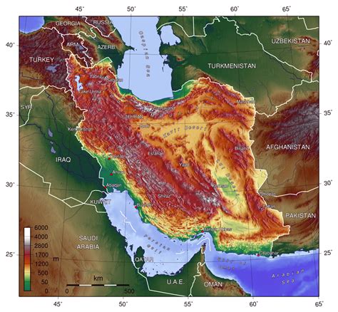 Maps of Iran | Detailed map of Iran in English | Tourist map of Iran ...