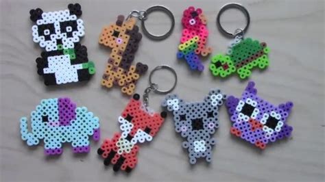 25+ Perler Bead Keychain: DIYs & Free Patterns