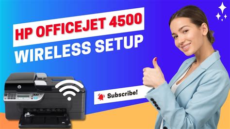 HP Officejet 4500 Wireless Setup | Printer Tales - YouTube