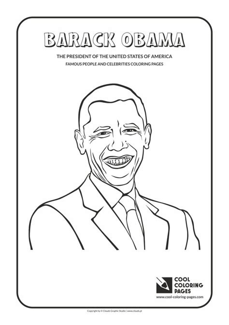 Cool Coloring Pages Barack Obama coloring page - Cool Coloring Pages ...