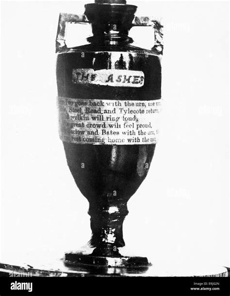 The ashes cricket trophy hi-res stock photography and images - Alamy