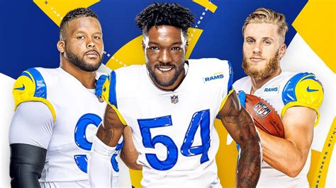 Los Angeles Rams Unveil White Modern Throwback Uniforms – SportsLogos ...