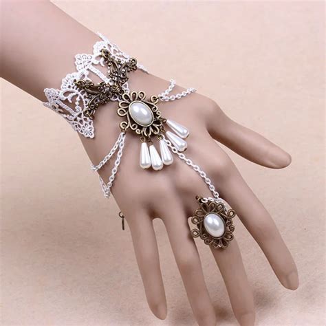 Kittenup Gothic bracelet for women wedding vintage lace bracelets and ...