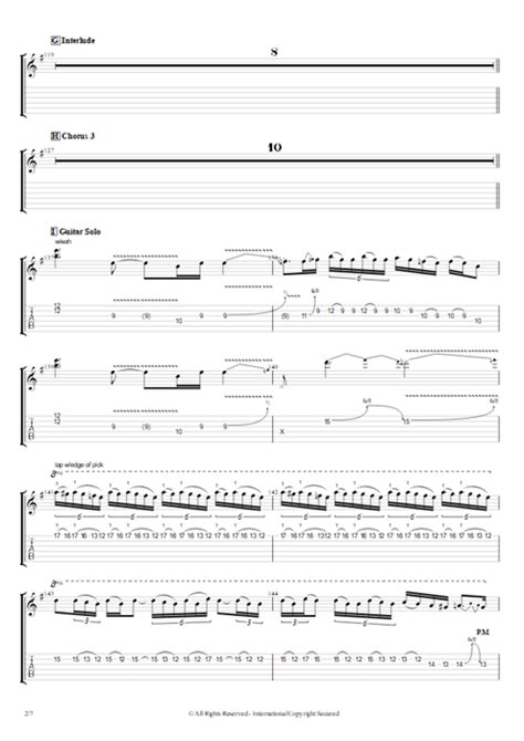 Wherever I May Roam Tab by Metallica (Guitar Pro) - Full Score | mySongBook