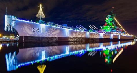 This year, Norfolk’s Battleship has more lights than Disneyland | We Are The Mighty