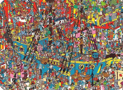 Illustration Of People #Waldo #puzzles #1080P #wallpaper, 55% OFF