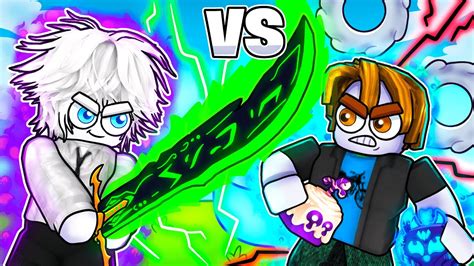 The best sword vs The best fruit in Blox Fruits pvp... - YouTube