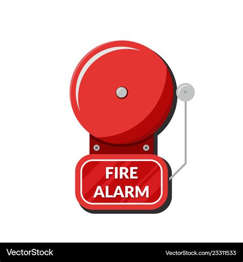 Fire alarm system equipment Royalty Free Vector Image