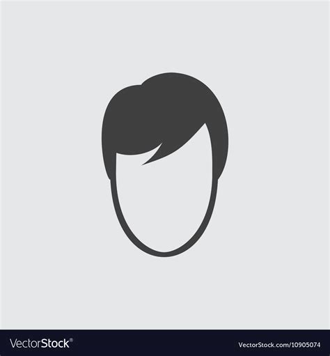 Man face icon Royalty Free Vector Image - VectorStock