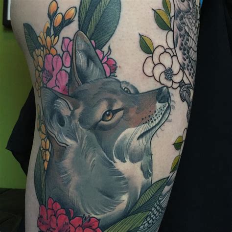 1337tattoos | Coyote tattoo, Animal tattoos, Body art tattoos