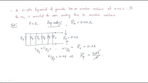 Lap winding and wave Winding | Armature Resistance | Examples | DC Machines | | Lec-14 - YouTube