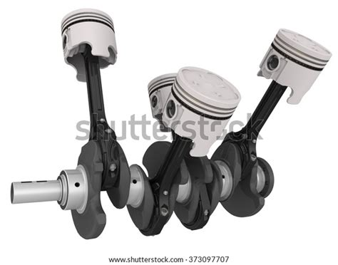 Engine Pistons Crankshaft Assembly Crankshaft Internal Stock ...