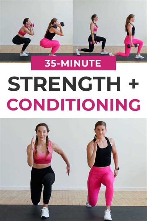 35-Min Strength + Conditioning Workout (Video) | Nourish Move Love