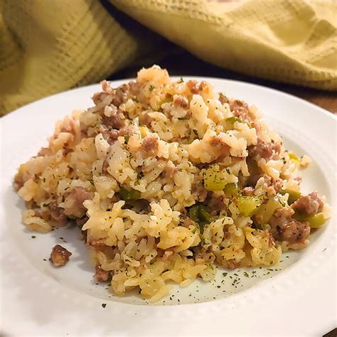 Sausage And Rice Casserole | FaveSouthernRecipes.com