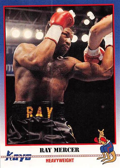 Ray Mercer Trading Card (Boxing) 1991 Kayo #117 Heavyweight