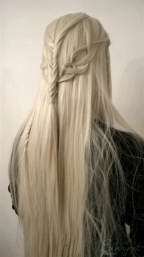 lovely long blonde hair | Elven hairstyles, Long hair styles, Elf hair