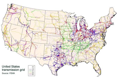 Wind Generation Potential In The United States - Wikipedia - Electric Transmission Lines Map ...