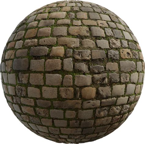 Mossy Cobblestone Texture • Poly Haven