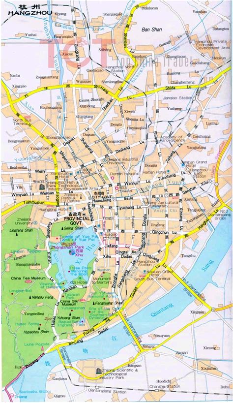 Hangzhou City Map