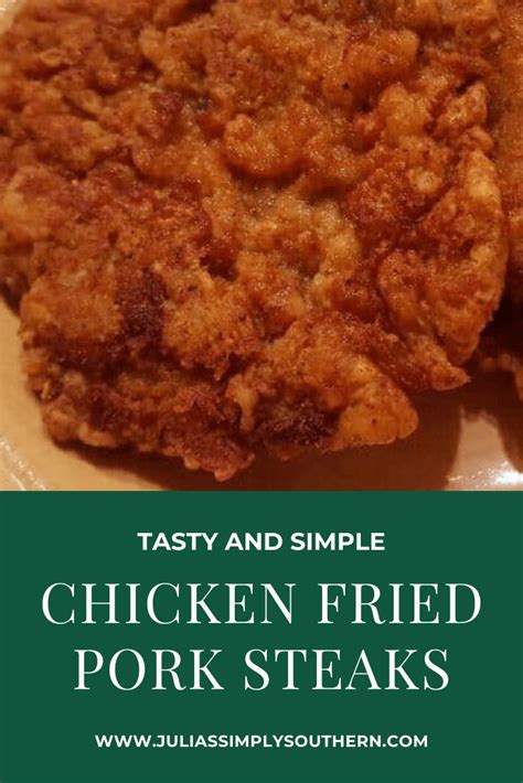 Chicken Fried Pork Steaks | Recipe | Pork steak, Fried pork, Fried pork ...