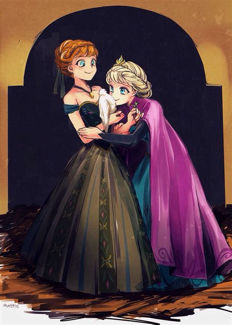 Anna and Elsa - Frozen Fan Art (37027801) - Fanpop