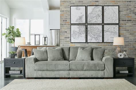 Ashley Furniture - Lindyn - Fog - Sectional Sofa 2 Pc - EZ Furniture Sales & Leasing