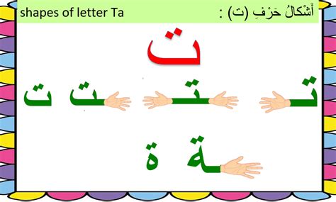 بوربوينت حرف التاء مع الصوت الطويل لغير الناطقين بها للصف الاول مادة اللغة العربية - ملفاتي