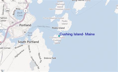 Cushing Island, Maine Tide Station Location Guide