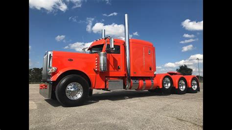 2020 Peterbilt Heavy Haul 4 Axle 389 605 Cummins X15 18 Speed for Blackjack Express - YouTube