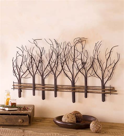 Pin by Plow & Hearth on Home Decor & Accents | Metal tree wall art ...