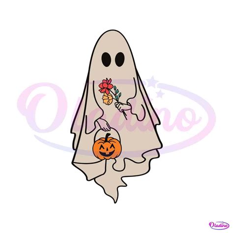 Vintage Halloween SVG Ghost Halloween SVG Digital File