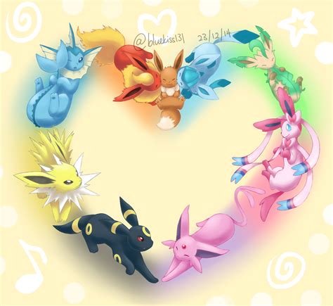 I Love Eevee Family by BluuKiss on DeviantArt