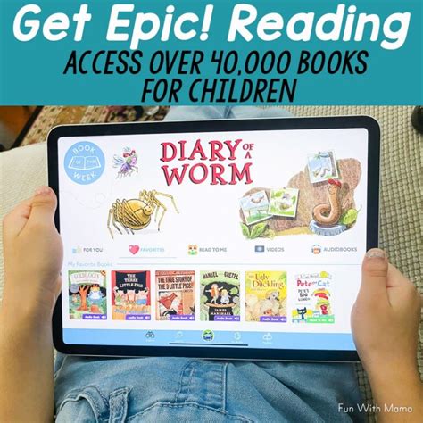 Epic Books For Kids - Online Book Resource - Fun with Mama