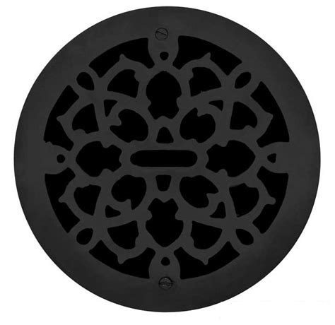 Cast Iron Round Floor, Ceiling, or Wall Grates for Air or Heat Vent ...