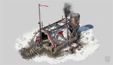 ArtStation - Frostpunk - Building exterior concepts, Jakub Kowalczyk | Concept art characters ...