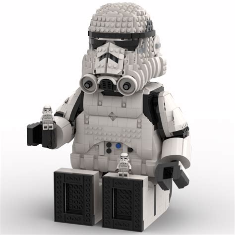 LEGO MOC Storm Trooper Mega Figure (fits official Lego Helmet) by Albo.Lego | Rebrickable ...