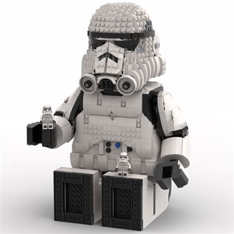 LEGO MOC Storm Trooper Mega Figure (fits official Lego Helmet) by Albo.Lego | Rebrickable ...