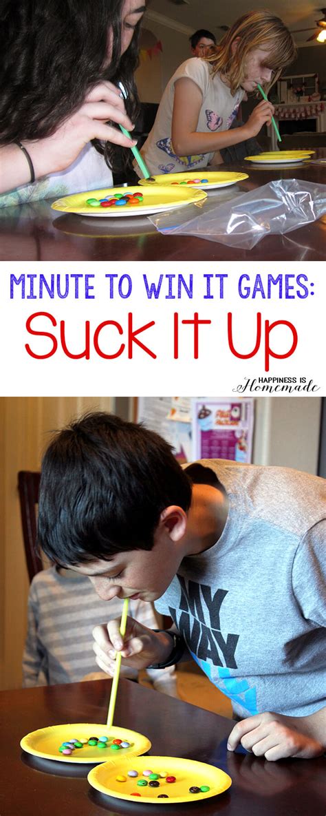 Over 13 Awesome Minute to Win It Party Games for Kids, Teens and Family ...