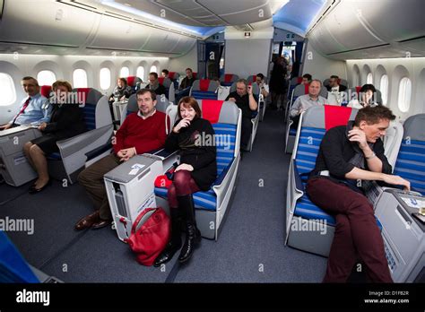 interior, Boeing 787 Dreamliner Stock Photo - Alamy